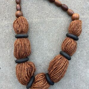 Brown Beaded Necklace